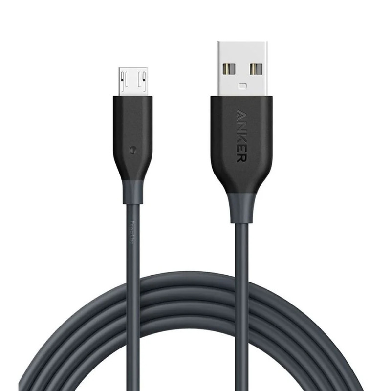 Anker Powerline 0.9m Micro USB Cable - Black - شاحن
